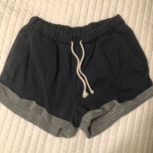 Navy H&M Sweatshorts Size M